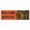 Signmission Welcome Hunters Banner Concession Stand Food Truck Single Sided B-72-30190 - alternate 1